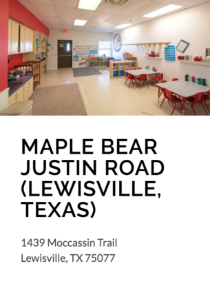 maple bear justin road lewisville, texas